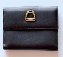 Portefeuille Lancel vintage en cuir noir en très bon état