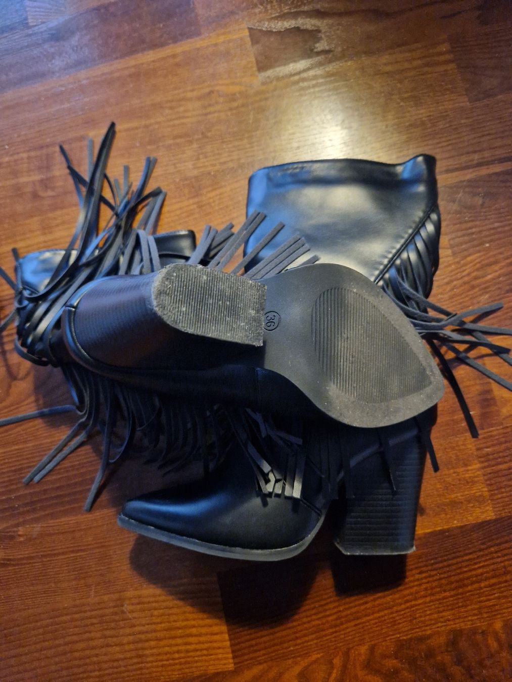 Scarpe da donna: Cowboystiefel schwarz Gr. 36 – Nuovo (secondo la descrizione) da Zürich venduto da stefanella 3