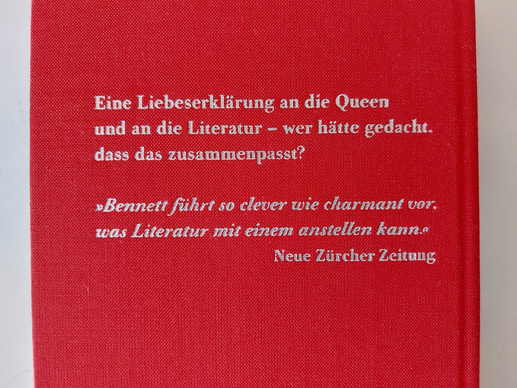 Libri: Alan Bennett  "Die Souveräne Leserin"   Buch – Usato da Zürich venduto da Daniel517 3
