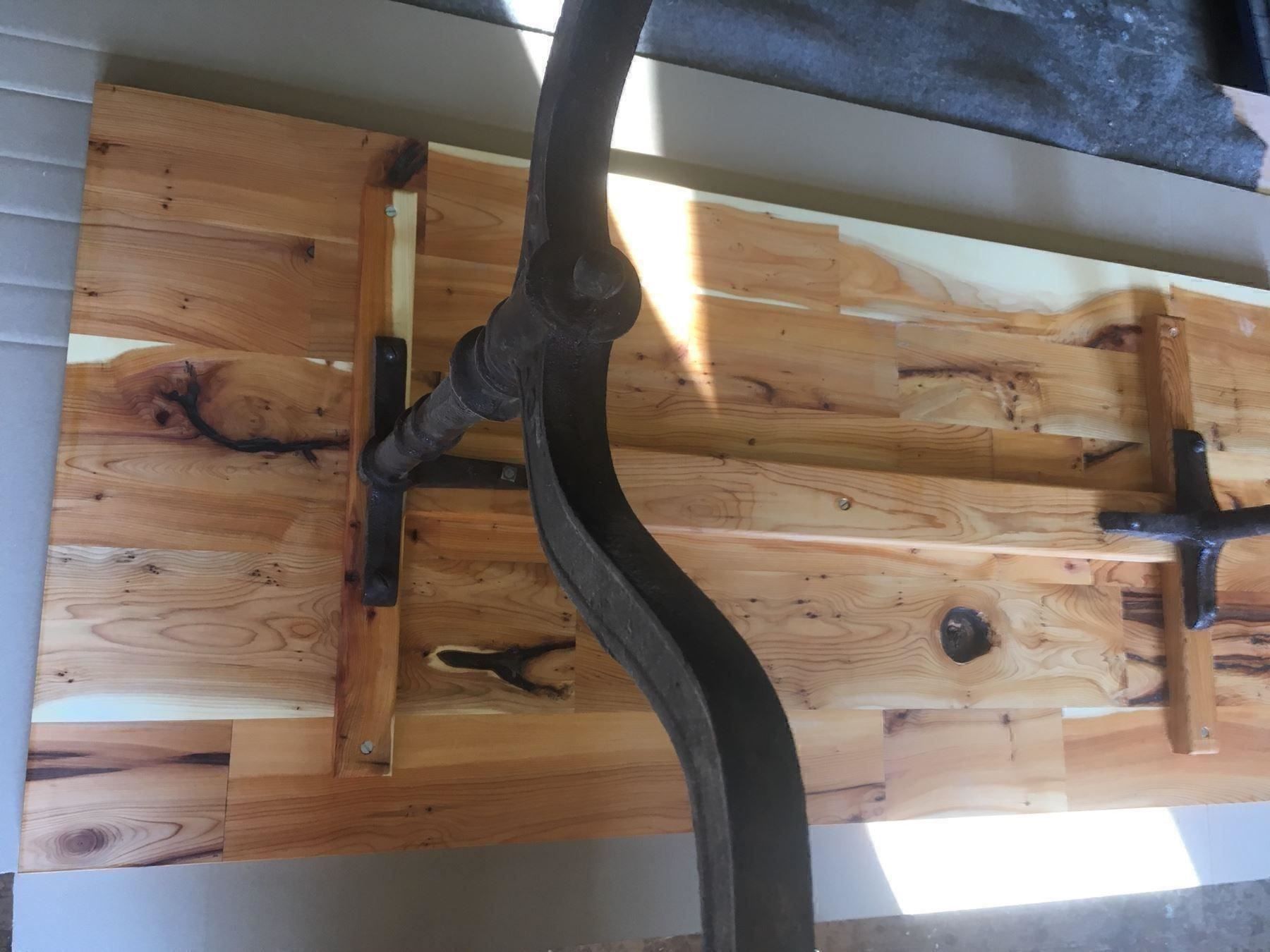 Tische: TISCH EIBE MASSIVHOLZ GUSSEISEN – Neu (gemäss Beschreibung) aus Bottmingen von Surubi 5