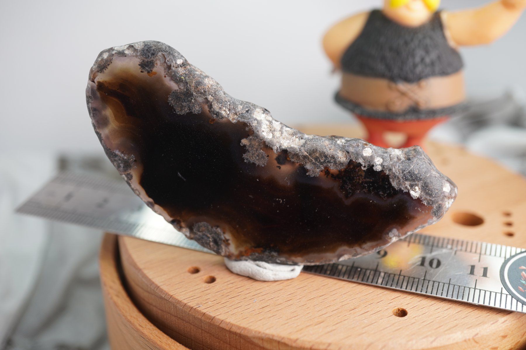 Mineralien & Heilsteine: Achat Schwarzer   Scheibe   Sarder   Ab 1.-(1) – Neu und originalverpackt aus Eschenbach SG von topstone 7
