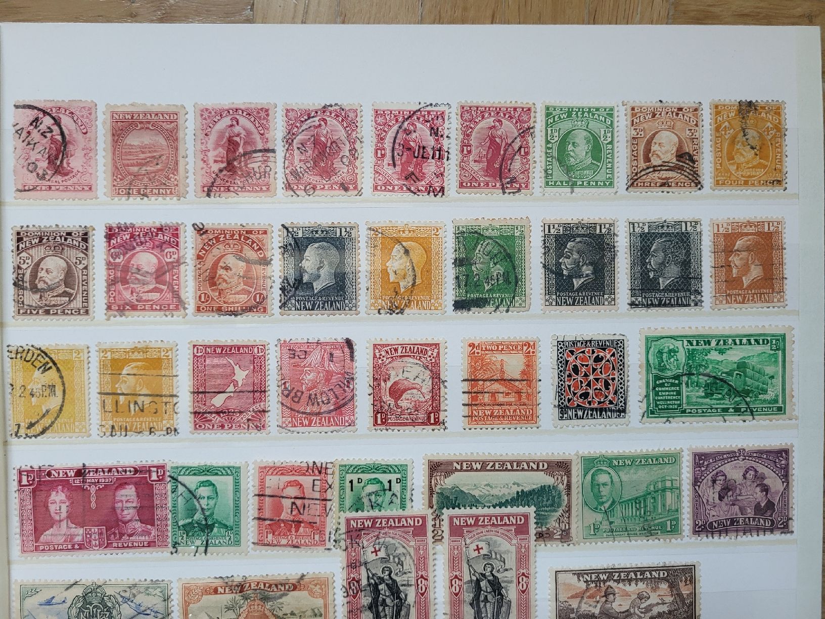 Tutti i francobolli: Kleinlot Neuseeland ab 1873 – Usato da stäfa venduto da brandy66 4
