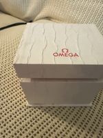 Omega Uhrenbox Original – weiss/rot – Luxus Watch Box