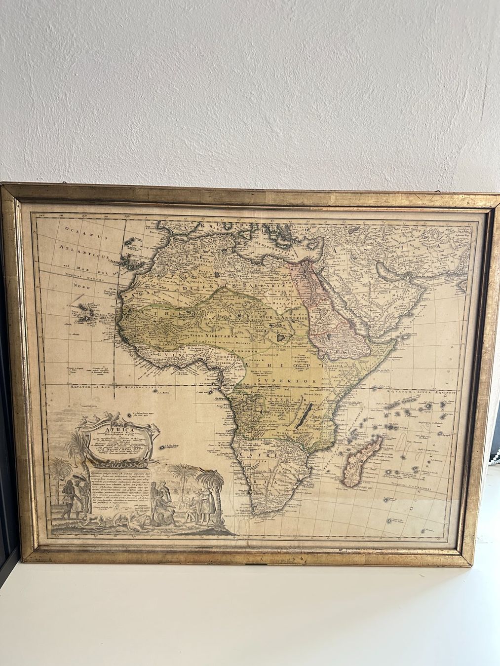 Cartine & Atlanti: Karte von Afrika – Usato da Zürich venduto da Stargold-Accessoires