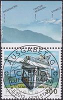 2012, Nr.1433 "Luftseilbahn STANS" mit ET-Voll-Stempel + TAB