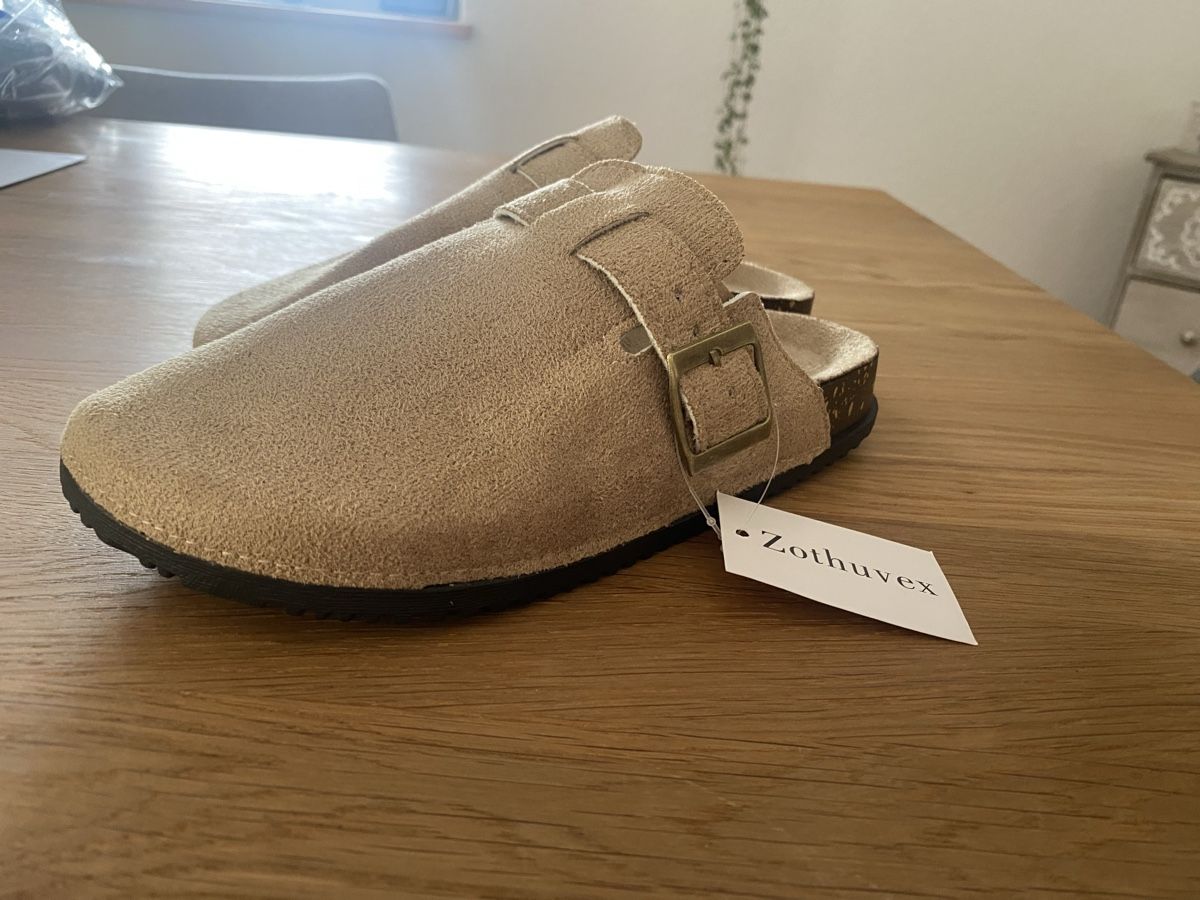 Damenschuhe: Pantoletten, beige, Gr. 36 – Neu (gemäss Beschreibung) aus Dornach von Dlimi 1
