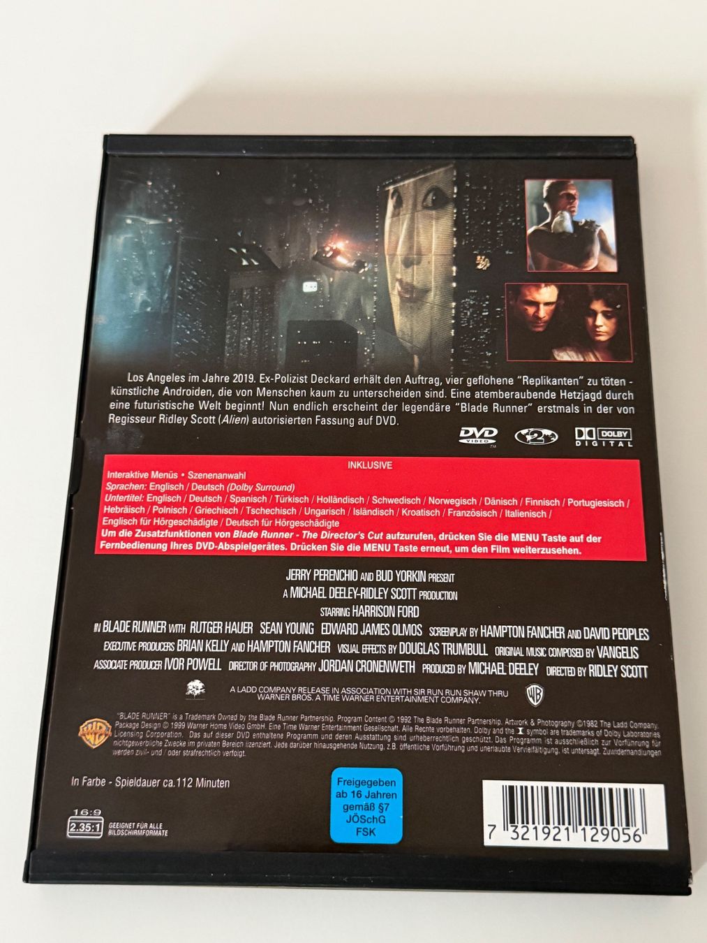 Tutti i DVDs: Blade Runner - The Director's Cut - DVD - – Usato da Altstätten SG venduto da sheamus 1
