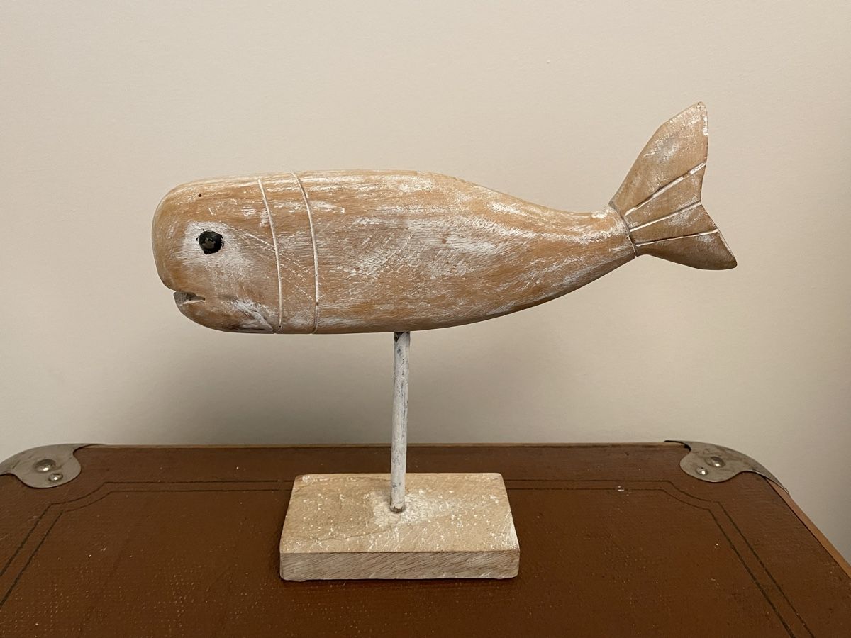 Alle Dekorationen: Deko Walfisch Balsaholz – Gebraucht aus Basel von Gundeli-25 1