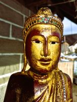Mandalay-Buddha Figur um 1860
