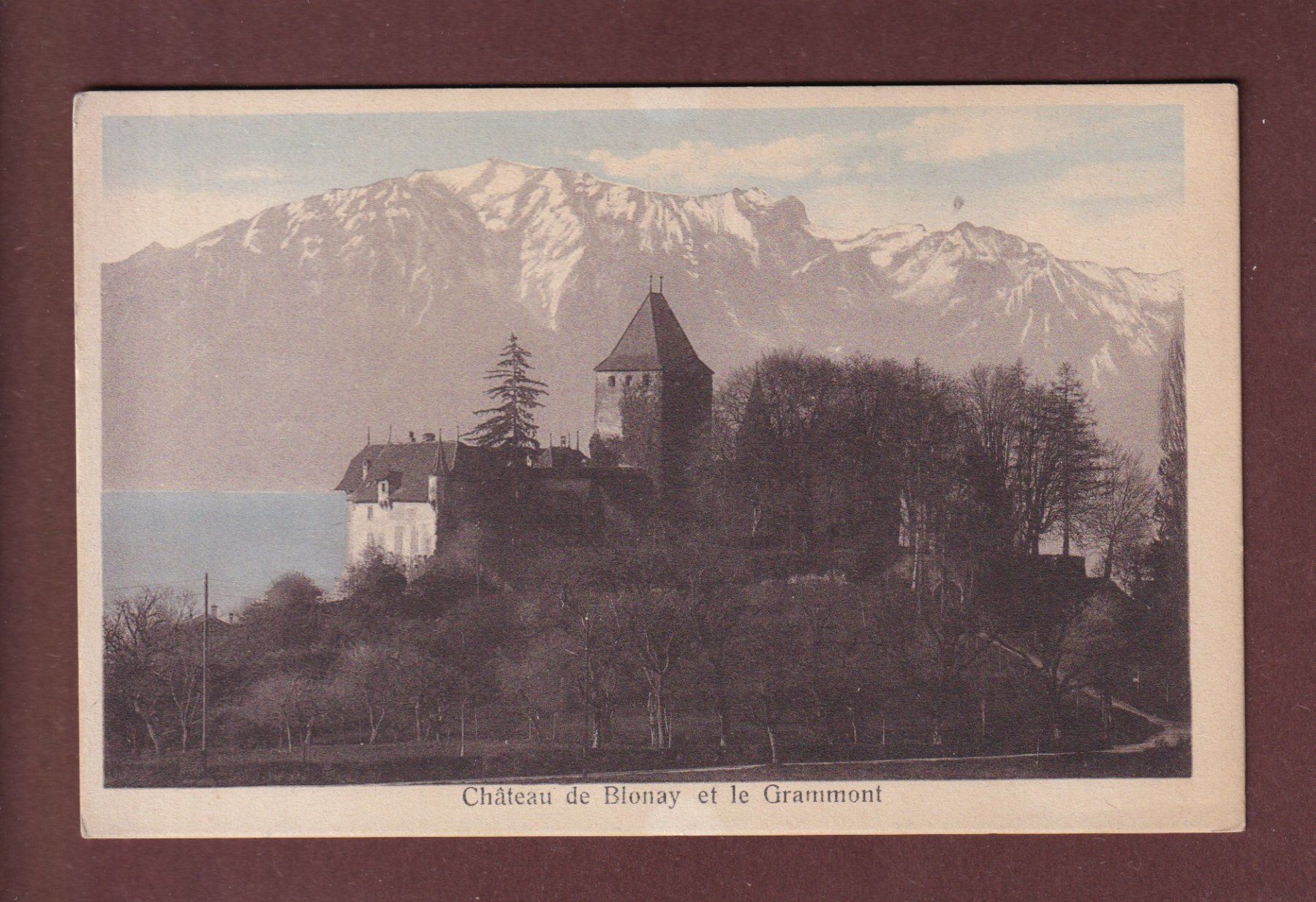 Cartes postales: Château de BLONAY - Grammont – D'occasion à Pully par nicecards-shop