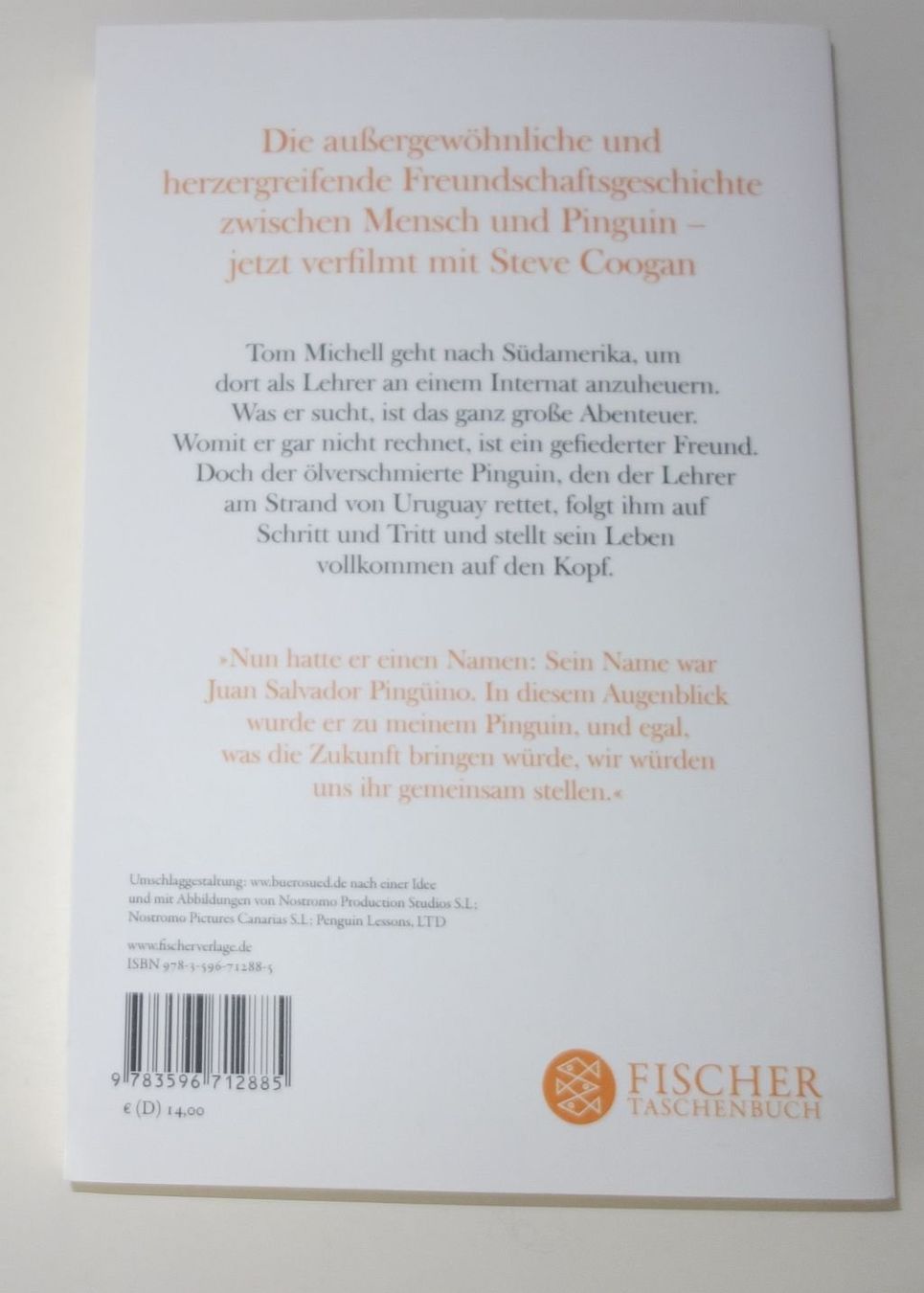 Libri: DER PINGUIN MEINES LEBENS  -  Tom Michell – Usato da Dietlikon venduto da Web-Trader 3