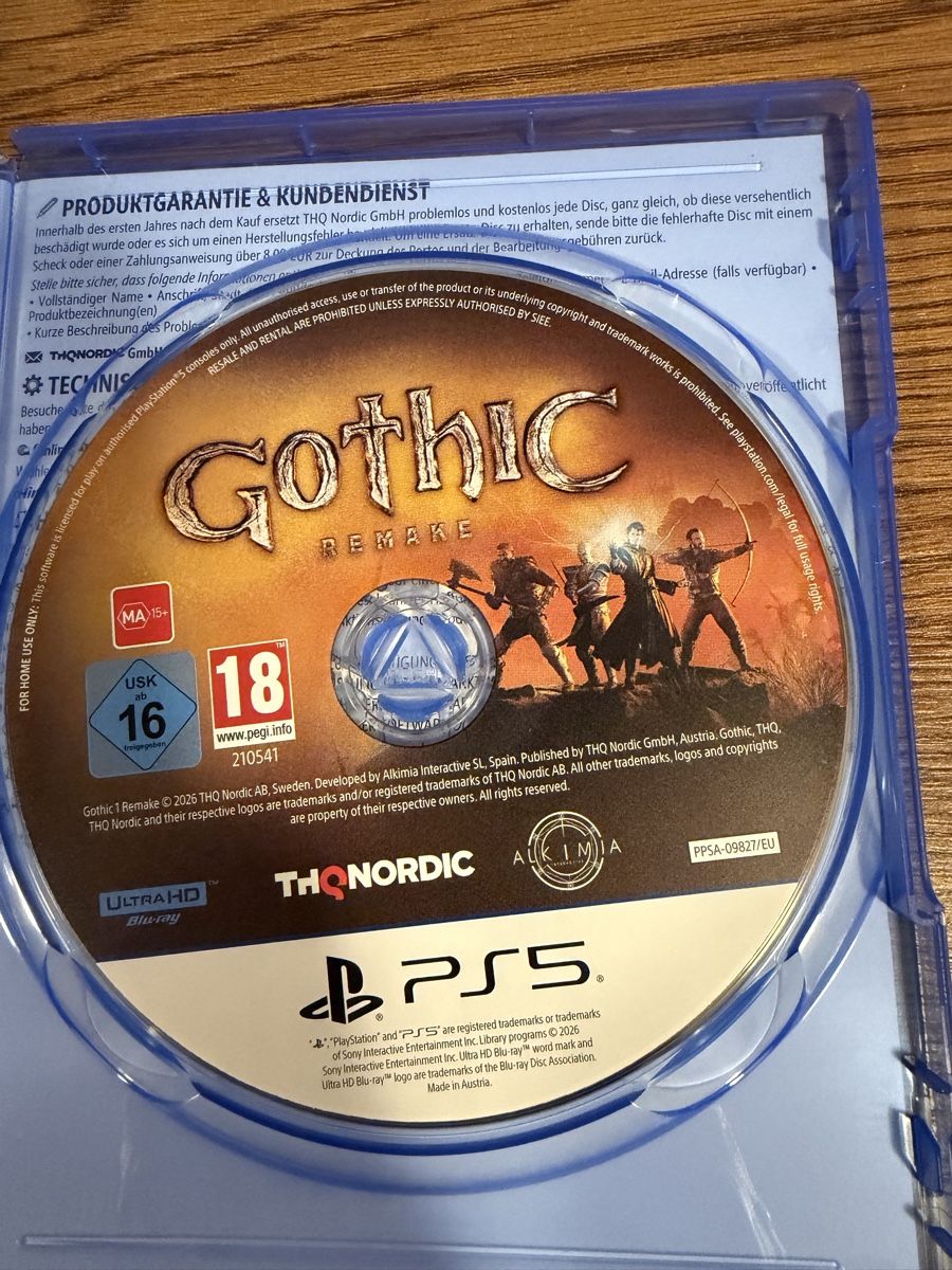 Giochi: Gothic Remake PS5 – Nuovo (secondo la descrizione) da Pfaffnau venduto da Tiger86lilly 1