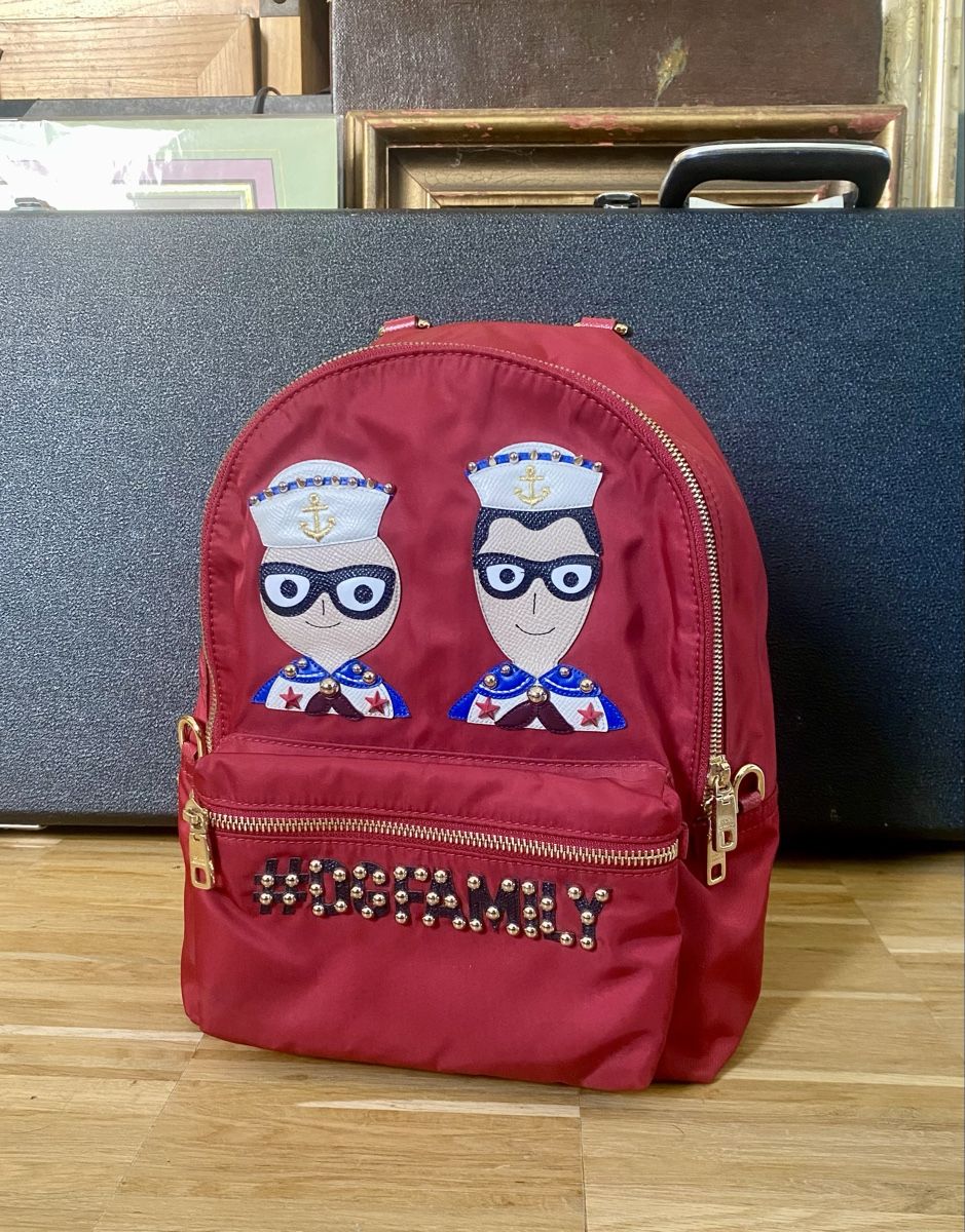 Dolce & Gabbana Sacs & sacs à dos: Dolce & Gabbana VULCANO - Sac à dos rouge – D'occasion à Genève par MonCheriBibi