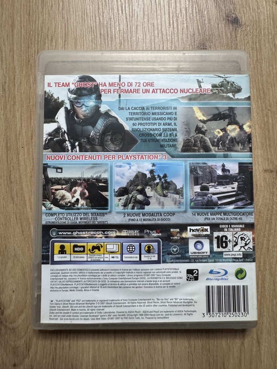 Sony Giochi: Tom Clancy's Ghost Recon Advanced Warfighter 2 PS3 Spiel – Usato da Biberist venduto da etesummer 1