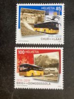 Schweiz 2019 Satz 100 Jahre Postautolinien postfrisch
