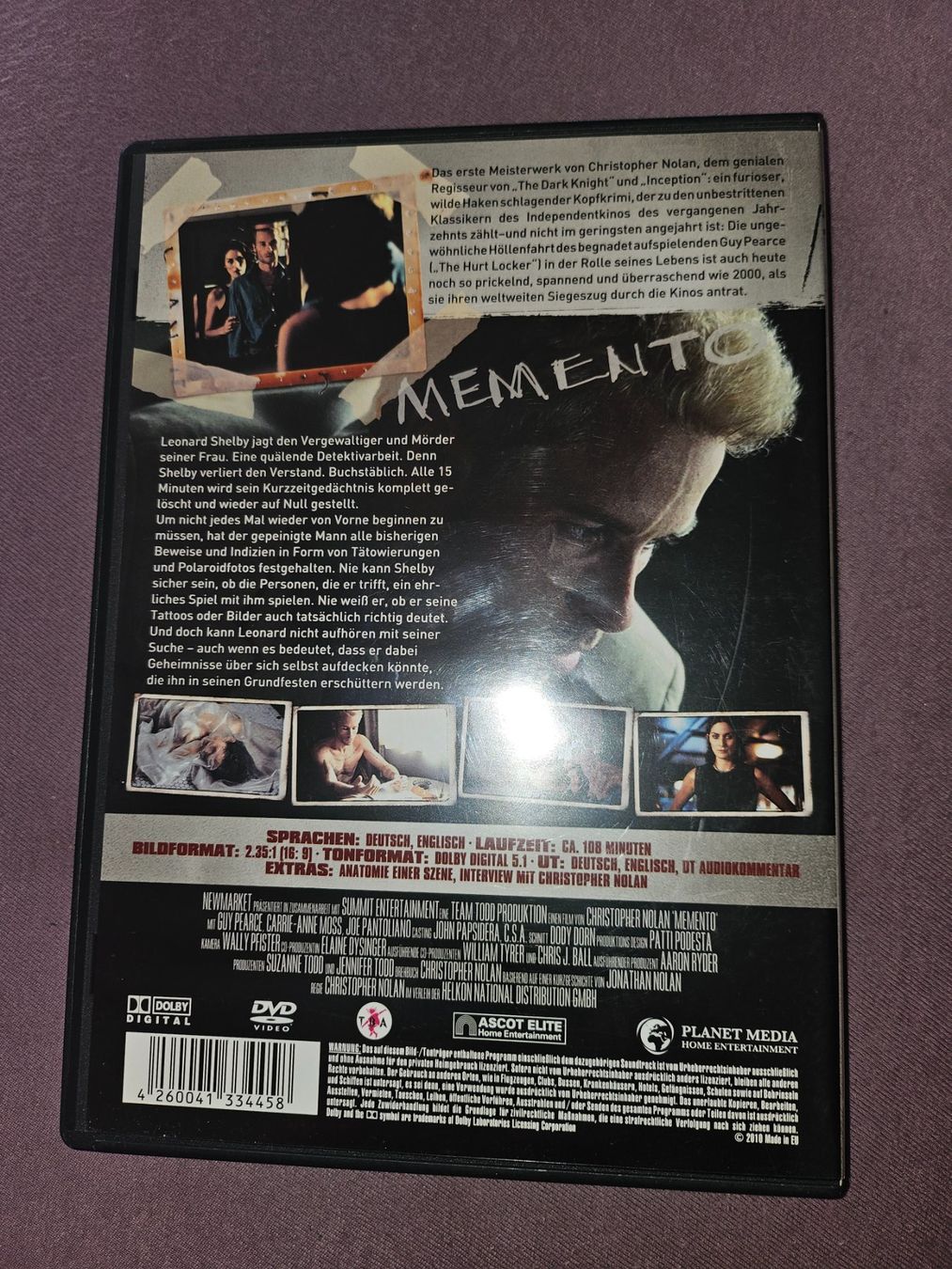 Tous les DVDs: DVD: Memento – D'occasion à Thun par Shame 1