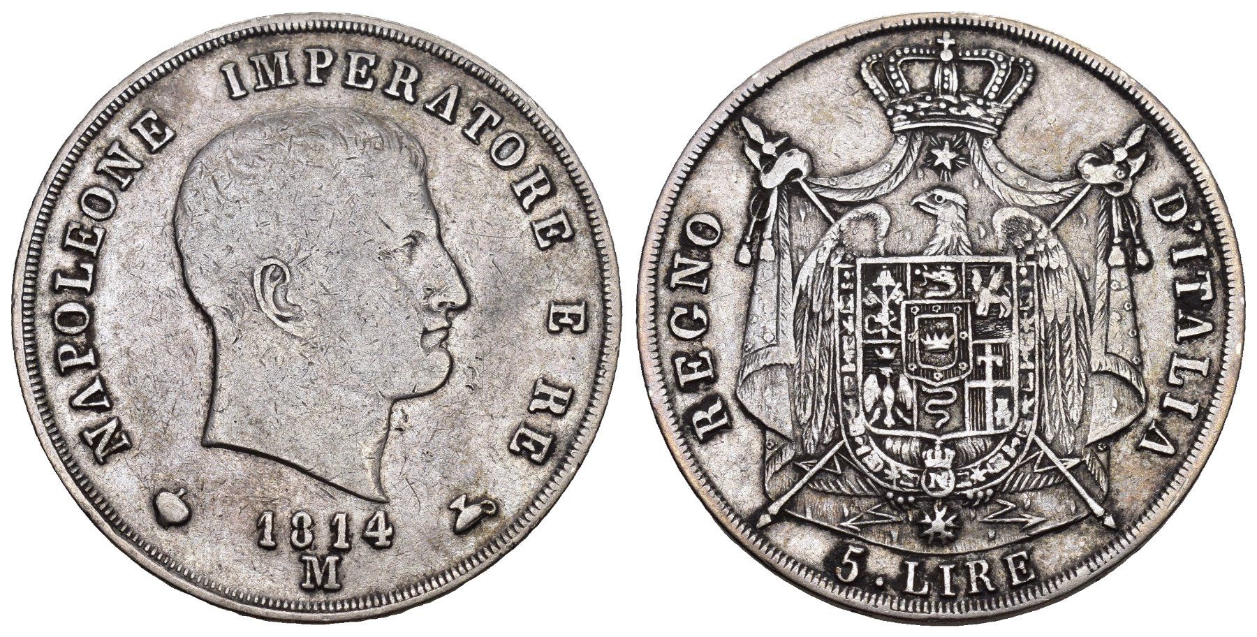 Tutti le monete: Italien 1814 M – Usato da Bern venduto da numismatictops