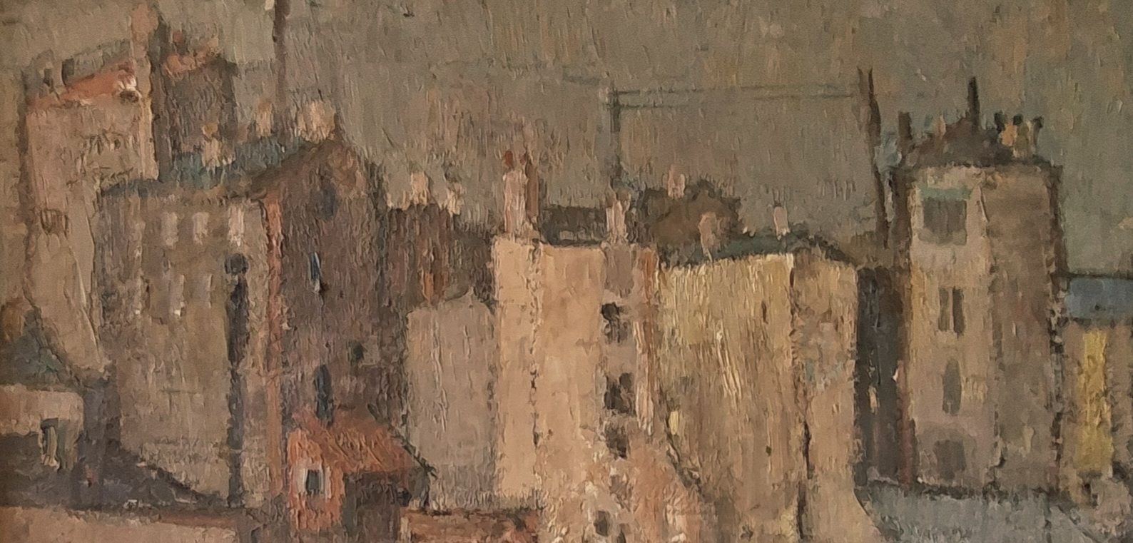Dipinti: Ölgemälde von Ernst Baumann              1909 -1992 Basel – Usato da Liestal venduto da Abimos 1