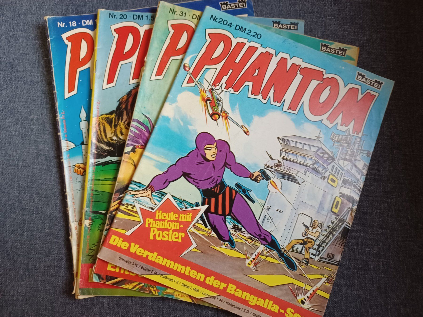 Fumetti: Set - PHANTOM - Kult Comic - Vintage - BASTEI Verlag – Usato da Lyssach venduto da ladyfly