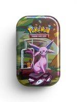 Pokemon TCG Espeon Tin Trading Card Game Collectible Metal