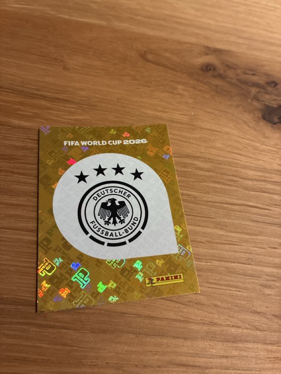 Panini WM 2026 Sticker Deutschland GER 1 United Edition Gold (Neu ...
