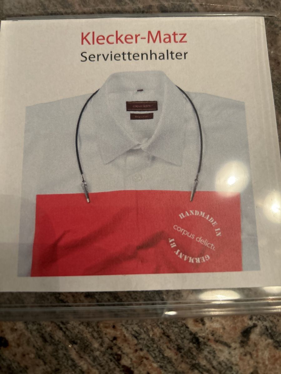 Wandhalterungen: Klecker-Matz Serviettenhalter neu – Neu und originalverpackt aus Arisdorf von Checkmaster 3