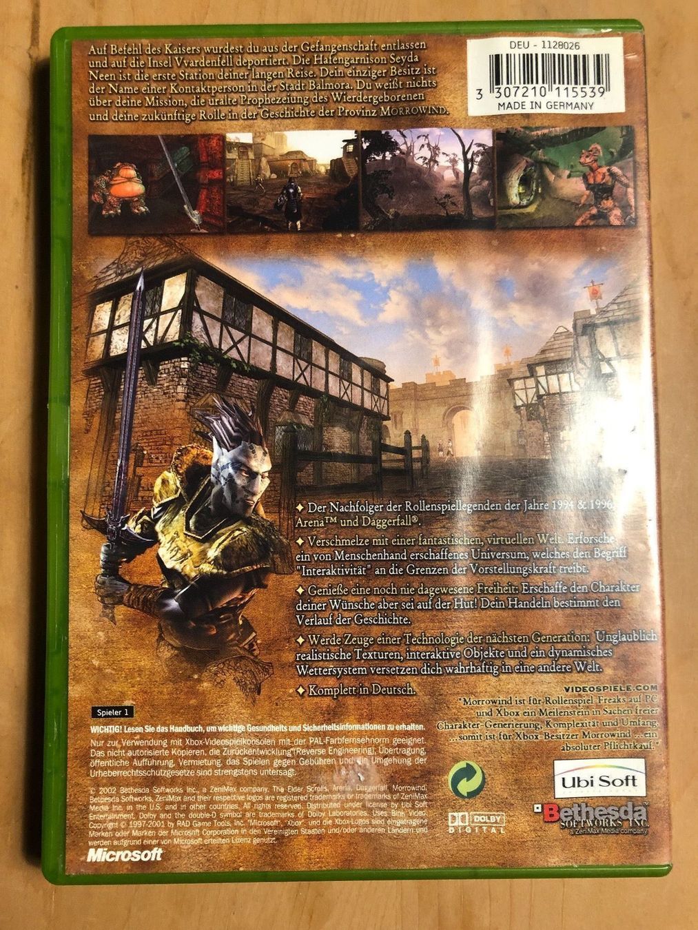 Microsoft Spiele: Elder Scrolls Morrowind NTSC/US Xbox – Gebraucht aus Kestenholz von Mad18 1