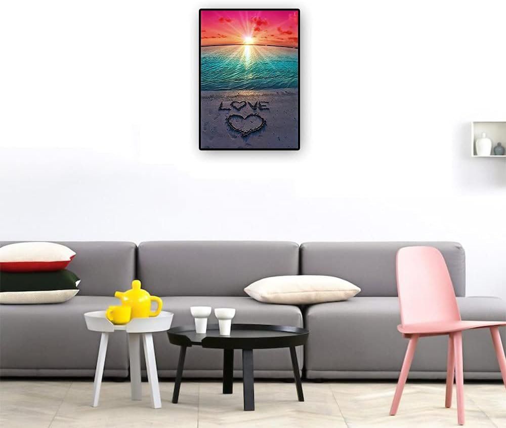 Bastelsets: 5D Diamant Painting DIY Sandstrand Diamant Painting 30x40cm – Neu (gemäss Beschreibung) aus Thun von keller001 6