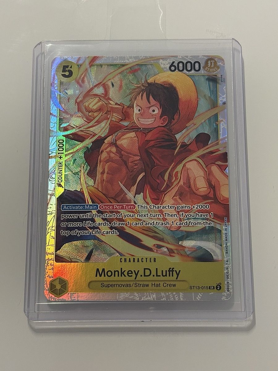 Bandai Sammelbilder & Trading cards: One Piece TCG - Monkey.D.Luffy ST13-015 – Neu (gemäss Beschreibung) aus Pieterlen von Mira_o7
