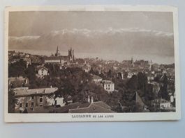 Lausanne et les Alpes