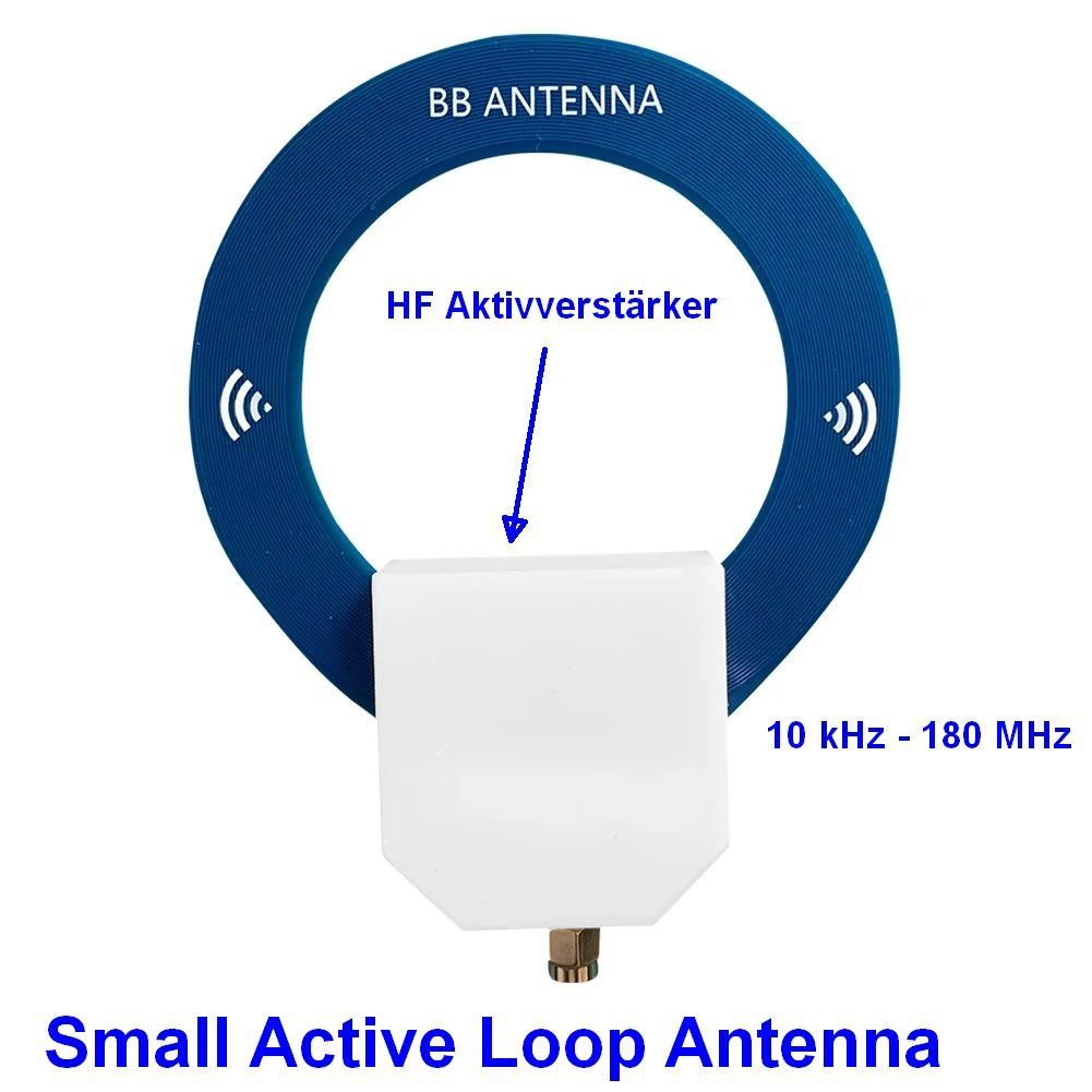 Radiocomunicazione: Small Active Loop Antenna / Aktiv Antenne – Nuovo e nell'imballaggio originale da Zürich venduto da buyfinest