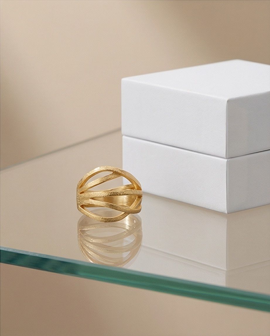 Anelli: Heideman ARCUS - Bague - gold-coloured-neuve – Nuovo e nell'imballaggio originale da Vuisternens-Romont venduto da gol_xp6p 3