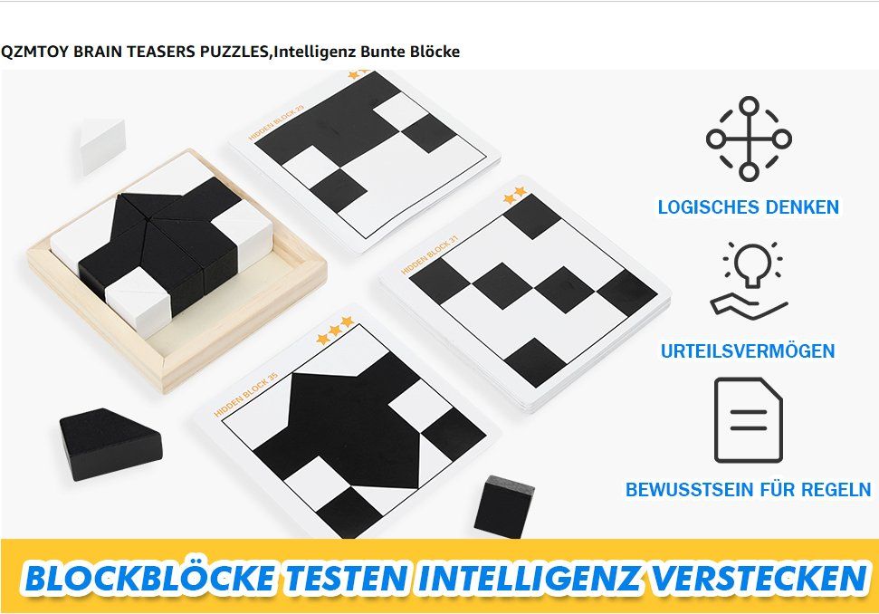 Giochi: IQ Puzzle Game with 80 Challenges  brains spiel – Nuovo (secondo la descrizione) da Thun venduto da onlino 3