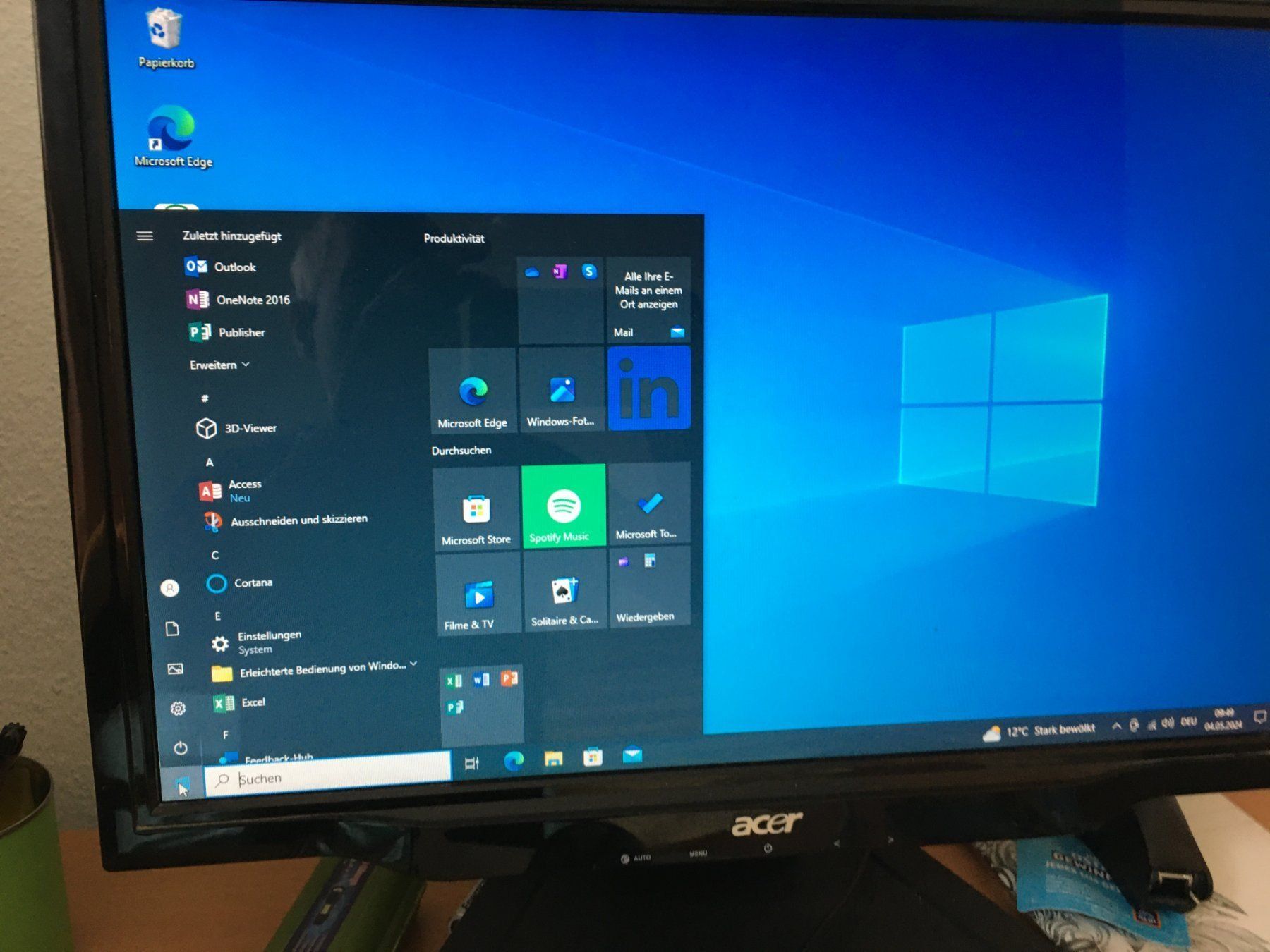 Intel PC: PC Mit Moniter – Usato da Uster venduto da inislas 2