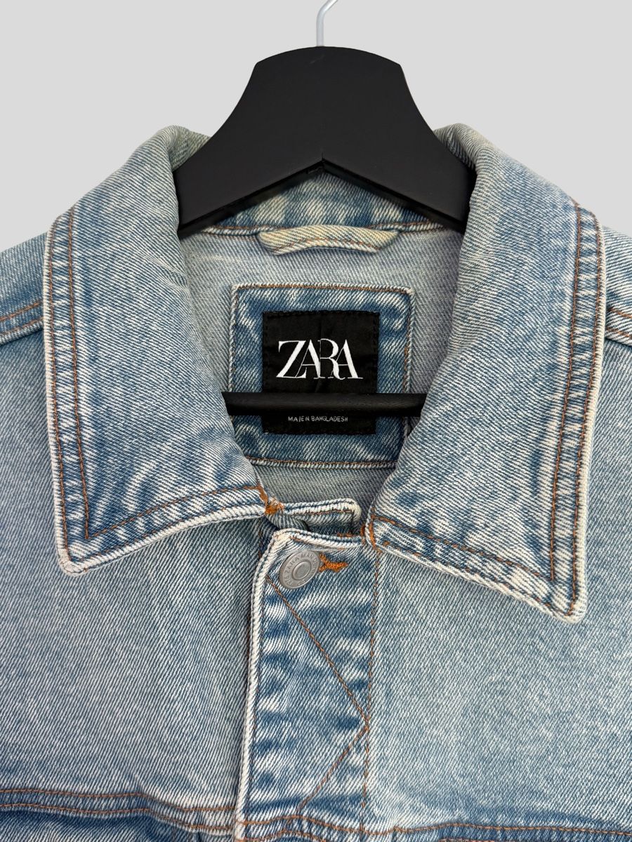 Zara Giacche: Zara Denim Jacket Size M - Light Wash – Usato da Luzern venduto da georgelawrence 1