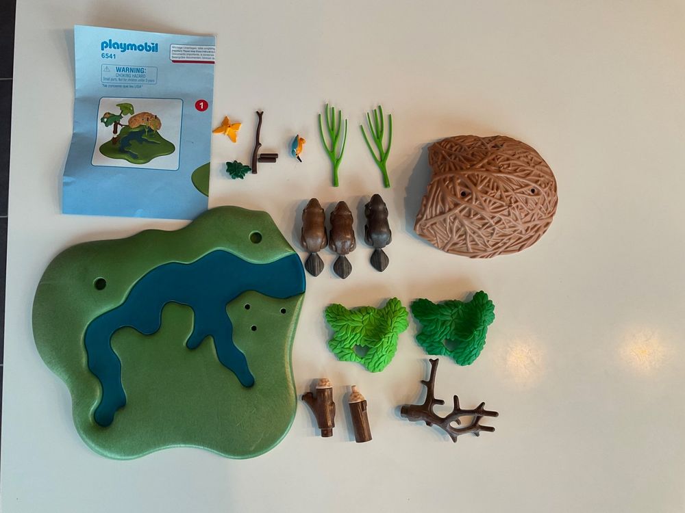 Playmobil, Biberbau 6541 (Biber, Fluss, Tiere) (Gebraucht) in ...