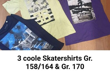 Coole Skatershirts Gr. 158/164 & Gr. 170 🤩