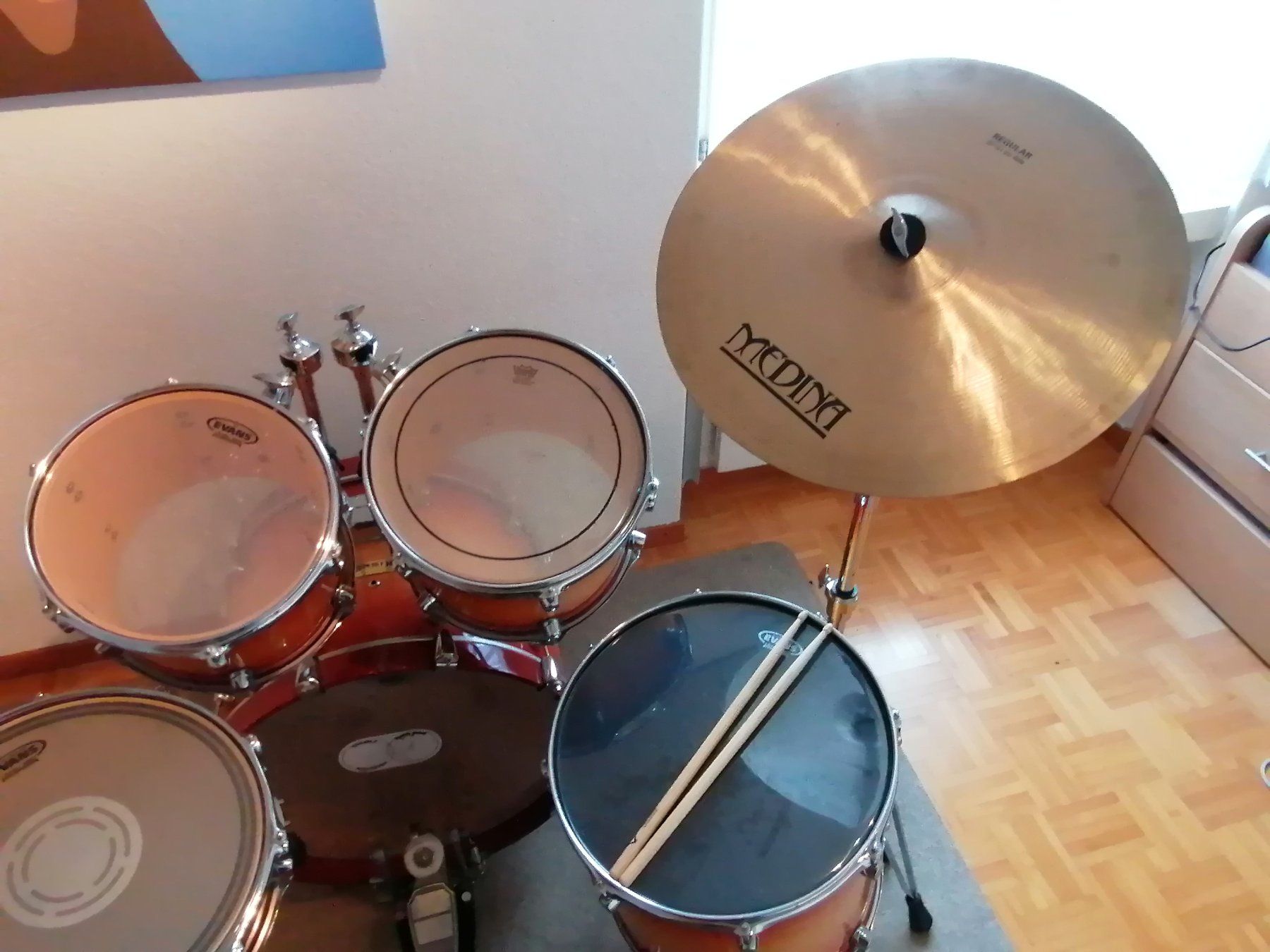 Strumenti musicali: Schlagzeug BasiX – Usato da Wiezikon b.Sirnach venduto da Amen 4