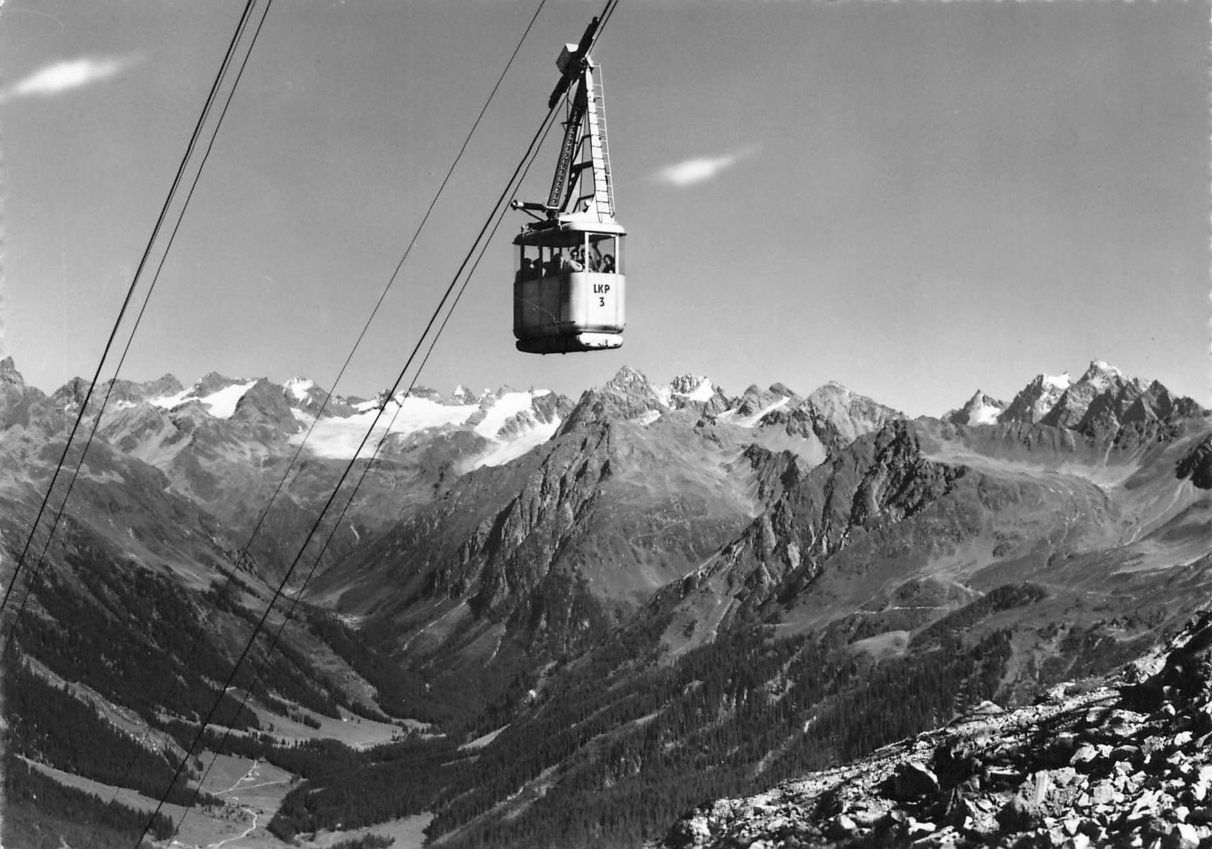 Ansichtskarten: Luftseilbahn Klosters Gondelbahn G – Gebraucht aus Biasca von Blenio71