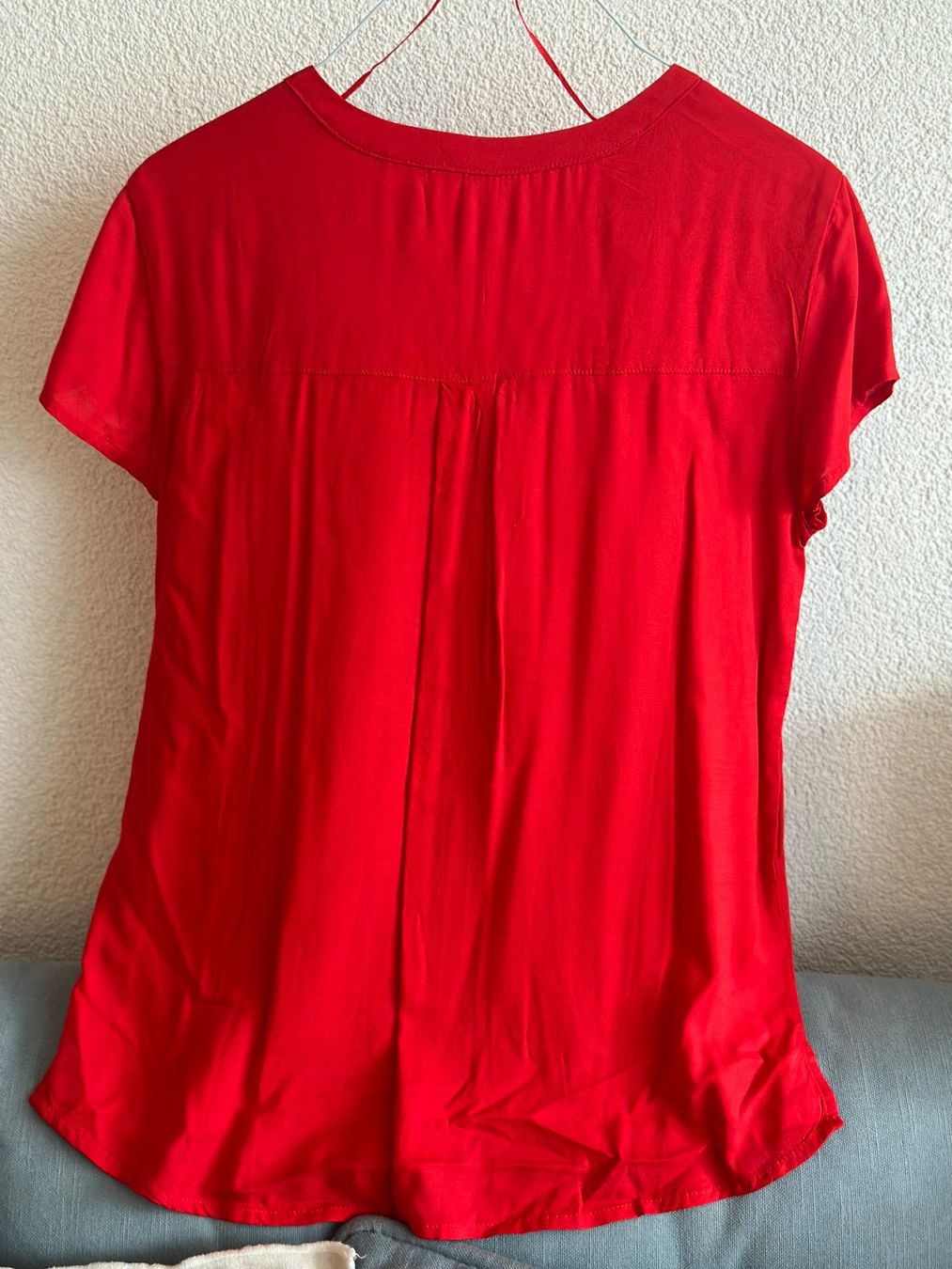 Camicette: Damen Bluse rot Kurzarm 36 von Q/S – Nuovo (secondo la descrizione) da Rothenburg venduto da wer_g9fd 4
