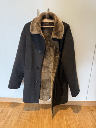 Seraphin Paris Shearling Fur Lined with Loro Piana Cashmere