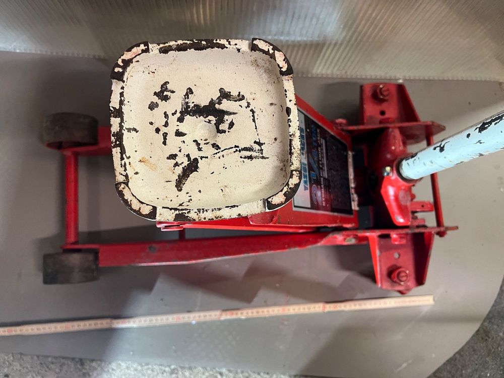 Wagenheberrollen Für 4 Tonnen Wagenheber - 2 Stück Gusseisen-Lenkrollen Mit 16 Mm Vorbau