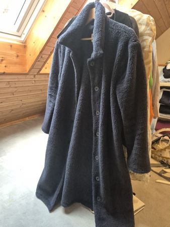 Teddymantel dunkelblau Schiesser Gr L