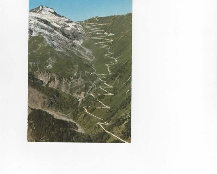 Ansichtskarten: Stilfserjochstrasse, Bündner Pass, Strada del Passo Stelvio – Gebraucht aus Buchs AG von Baerfisch