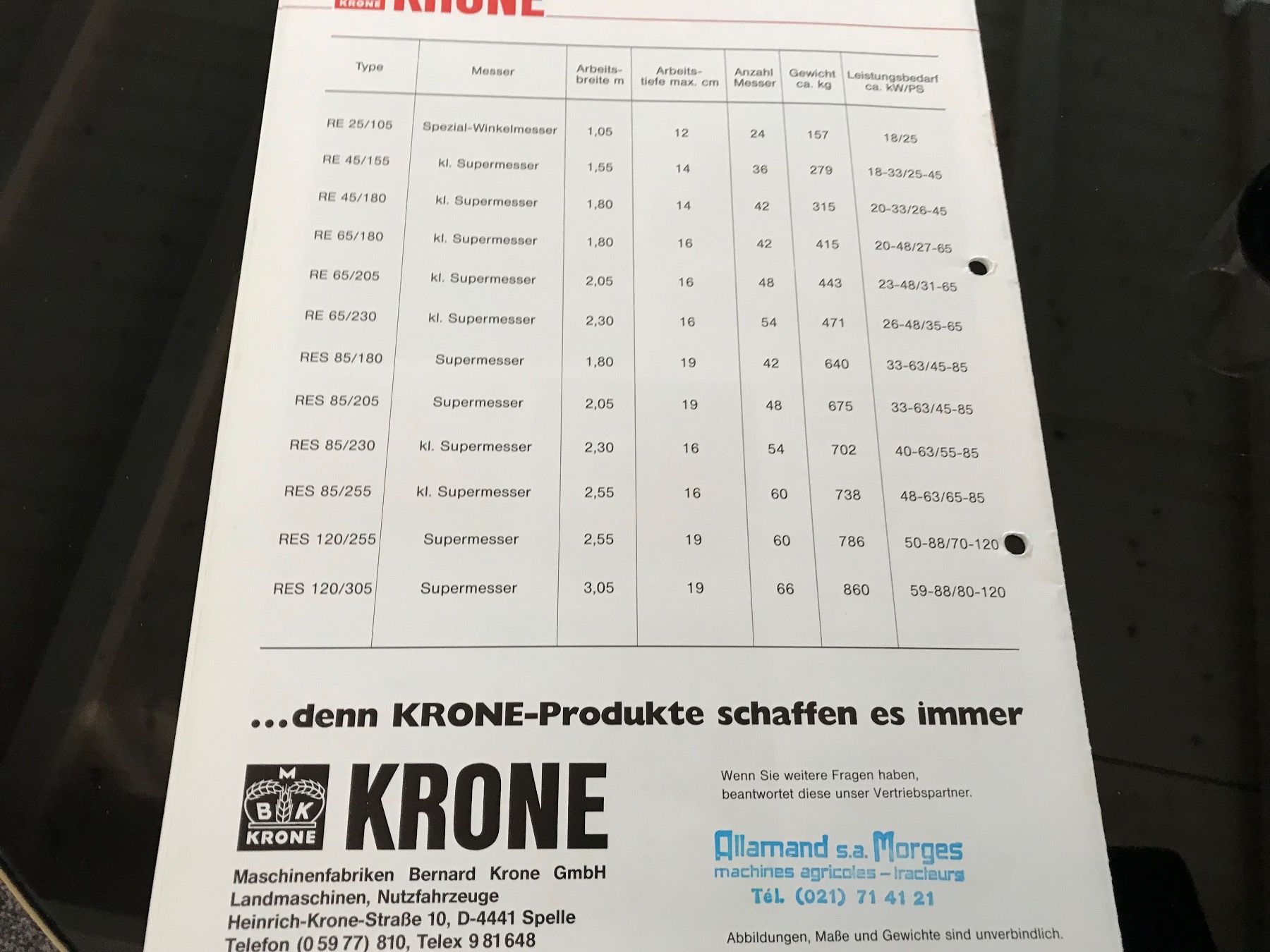 Dokumente: Krone Prospekt – Gebraucht aus Balterswil von Jeko1967 6