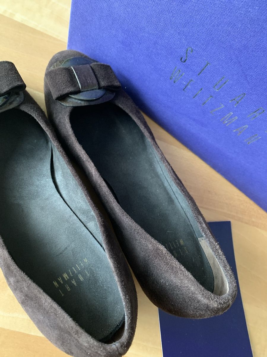 Stuart Weitzman Scarpe da donna: Stuart Weitzman Wildleder Pumps Gr. 37,5 braun – Nuovo (secondo la descrizione) da Mettmenstetten venduto da _4_YOU_ 7