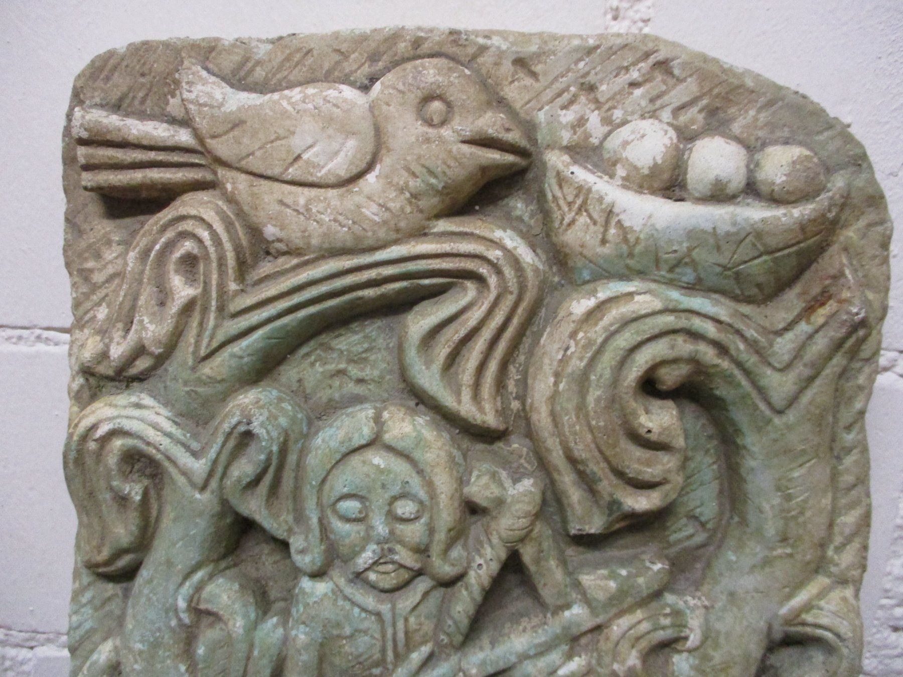 Sculture & Statue: Stein-Kunst Fragment mit Bogenschütze Mittelalter Bildhauer – Usato da Windisch venduto da Autogrammo 4