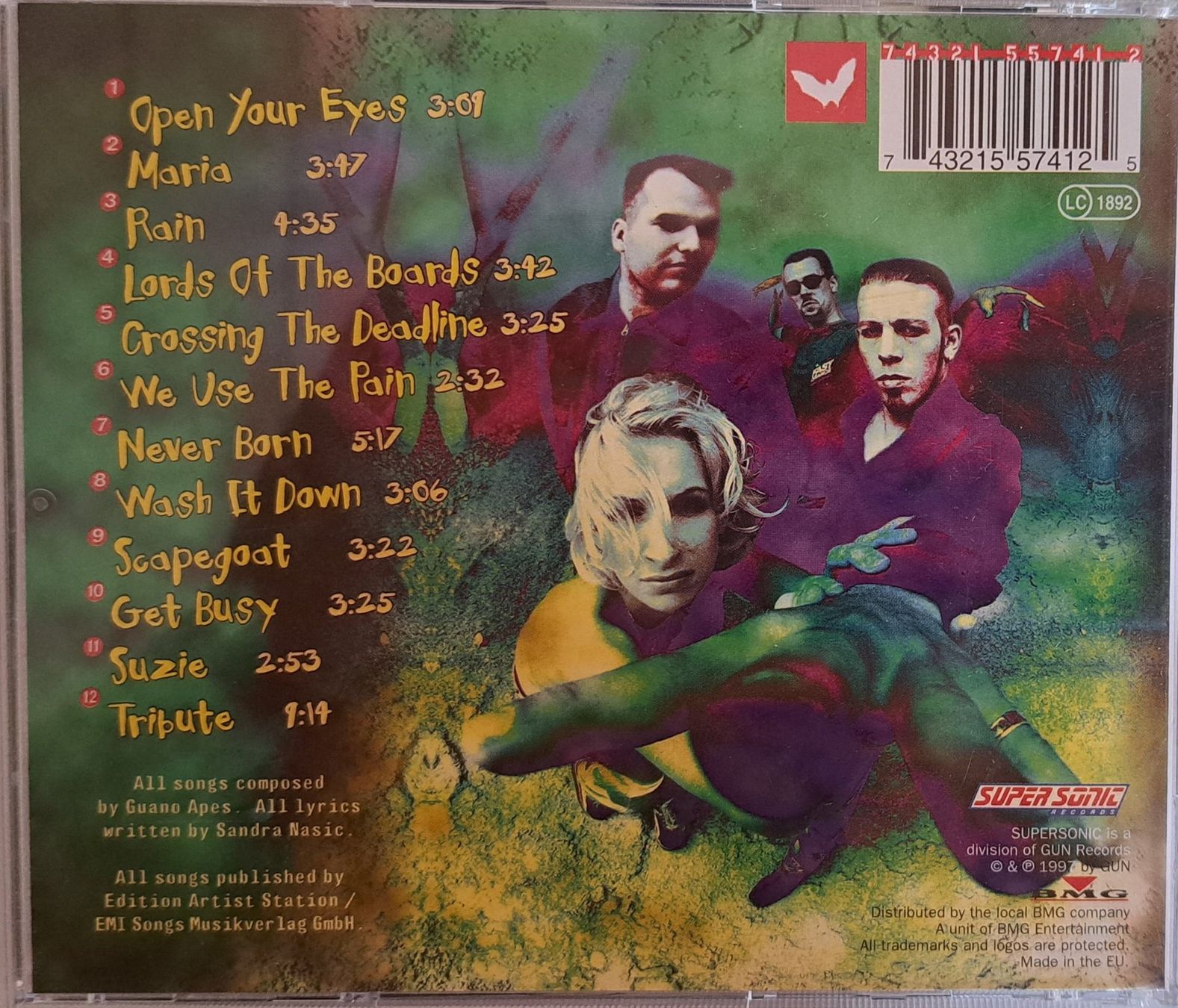 CD: GUANO APES- PROUD LIKE A GOD 1999 – Usato da Tenniken venduto da mik_6mxg 9