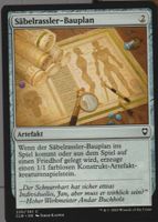 TCG Magic The Gathering MTG CLB 330 Säbelrassler-Bauplan
