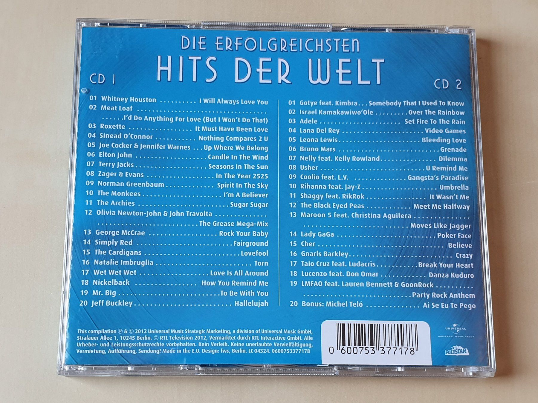 CDs: Ultimative Chart Show die erfolgreichsten Hits der Welt – Gebraucht aus Stansstad von collectorsshop 1